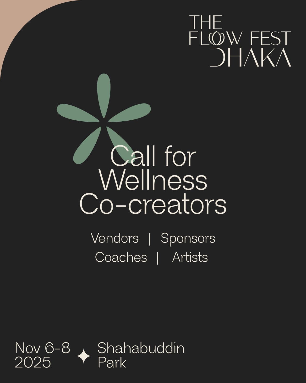 Wellness vendors and partners collaborating at FlowFest