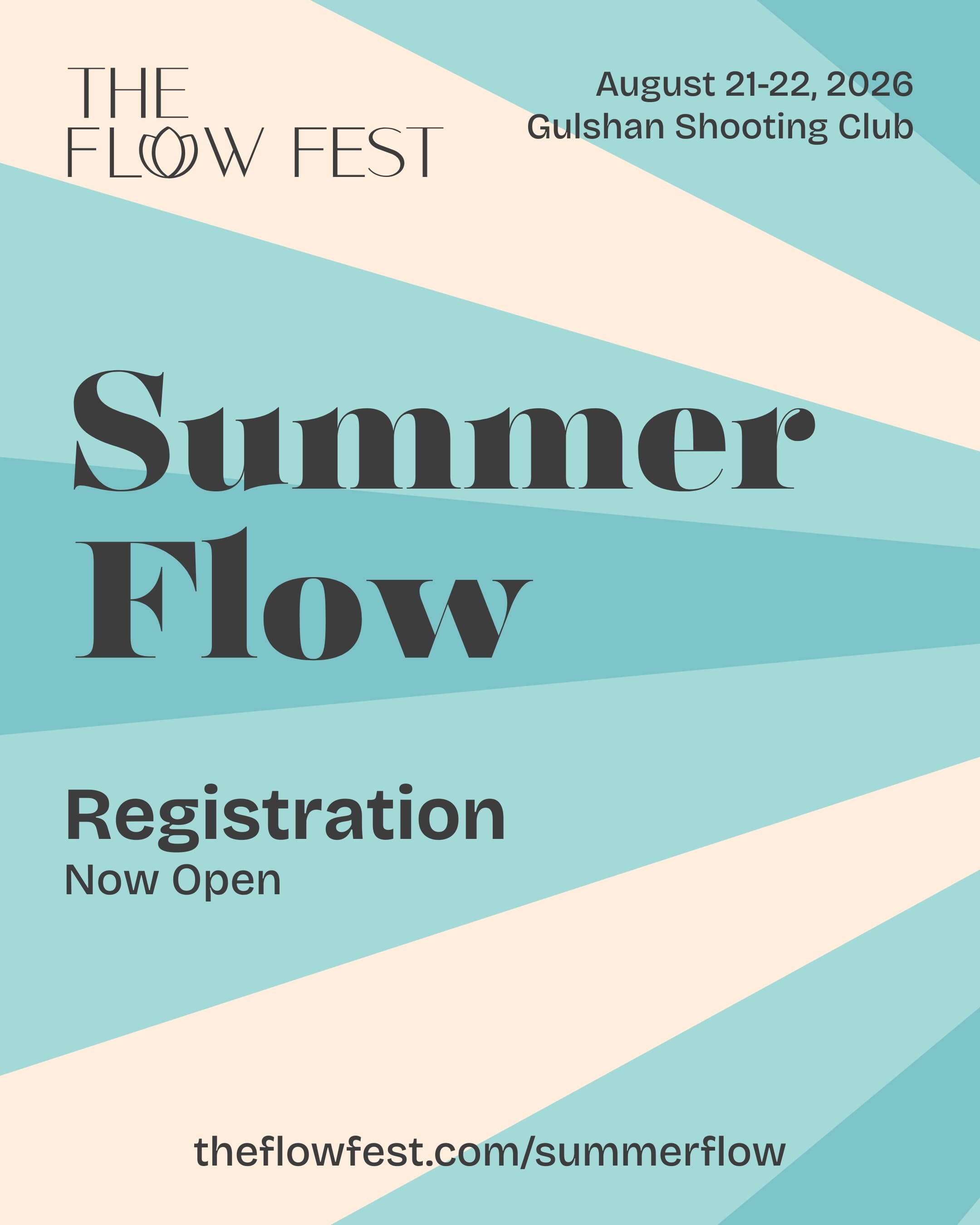 The Flow Fest Summer Flow 2026 poster 1
