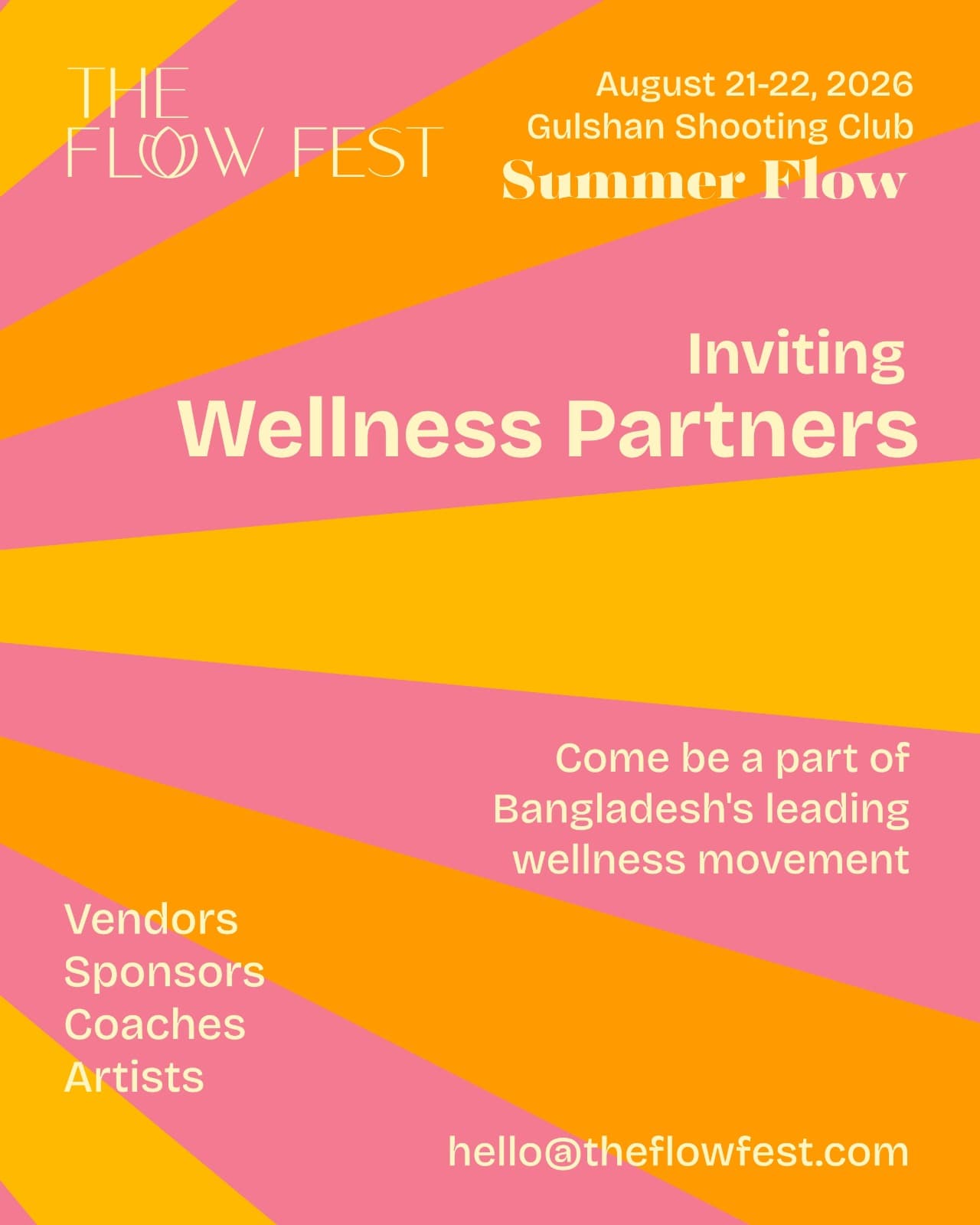 The Flow Fest Summer Flow 2026 poster 3