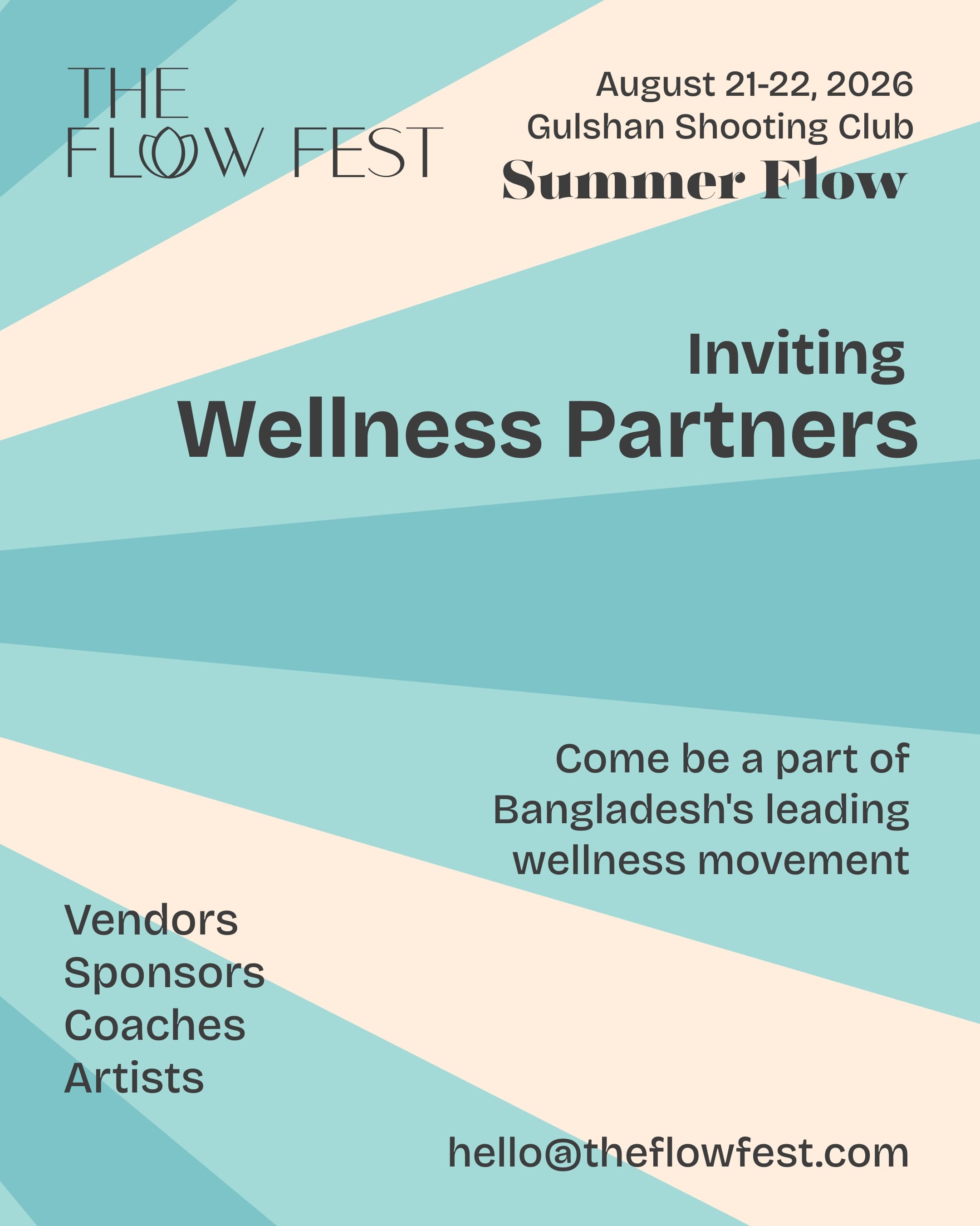 The Flow Fest Summer Flow 2026 poster 3